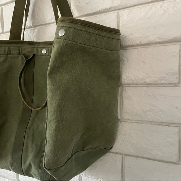 Alex Mill The Perfect Weekday Tote Military Olive - Picture 5 of 11